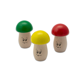 Набір з 3-х міні шейкерів для дітей Rohema Mushroom Shaker Set