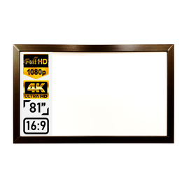 Натяжний екран на рамі ПРО-ЕКРАН Flat Screen 4K-H80 MW (16:9) 180 на 101 см, 81 дюйм