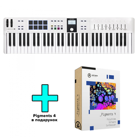 MIDI-клавиатура Arturia KeyLab Essential 61 mk3 (White) + Arturia Pigments