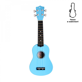 Укулеле Alfabeto USL21 (Light Blue) + чехол
