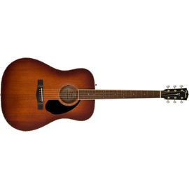 Электроакустическая гитара FENDER PD-220E DREADNOUGHT ALL MAHOGANY WITH CASE AGED COGNAC BURST