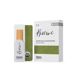 Тростини для сопрано-саксофону D'ADDARIO ORGANIC RESERVE - SOPRANO SAX #2.0 - 10 PACK (ODIR1020)