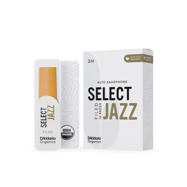 Тростини для альт-саксофону D'ADDARIO ORGANIC SELECT JAZZ - ALTO SAX FILED 3M - 10 PACK (ORSF10ASX3M)