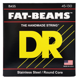 Струни для 5-струнної бас-гітари DR STRINGS FAT-BEAMS BASS 5-STRING - MEDIUM (45-130) FB5-130