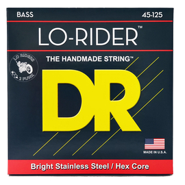 Струны для 5-струнной бас-гитары DR STRINGS LO-RIDER BASS - MEDIUM - 5-STRING (45-125) MH5-45