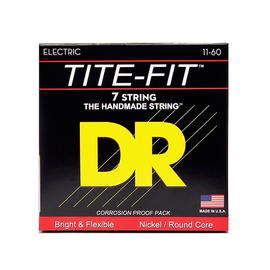 Струны для 7-струнной электрогитары DR STRINGS TITE-FIT ELECTRIC - HEAVY 7 STRING (11-60) EH7-11