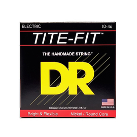 Струны для электрогитары DR STRINGS TITE-FIT ELECTRIC - MEDIUM (10-46) MT-10