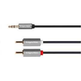 Готовый кабель Kruger&Matz KM1216 jack 3.5 - 2RCA 3 м