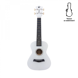 Укулеле концерт Alfabeto U23 (Білий) + чохол