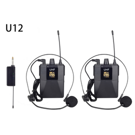 Бездротова мікрофонна система Emiter-S TA-U12 з головними гарнітурами