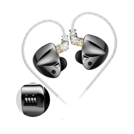 Наушники с настройкой звучания KZ Audio D-FI WITH SWITCH BLACK NO MIC