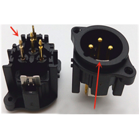 Гнездо DJ Lights XLR -171