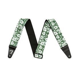 Ремінь гітарний FENDER STRAP 2" HAWAIIAN STRAPS GREEN FLORAL