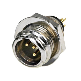 Панельный разъем Mini-XLR 4-контактный "папа" REAN by Neutrik RT4MP