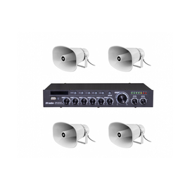 Комплект звуку DV audio DMA1204HS30 для зони оповіщення до 1200 м.кв