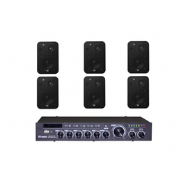 Комплект звуку DV audio DMA606CON1B для приміщення до 120м.кв