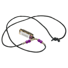 Губная гармошка Hohner Miniature Mini Harmonica Necklace M38N-PU C-major Purple (1 шт.)