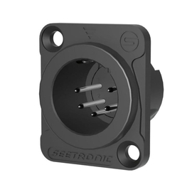 Разъем XLR 5-контактный (гнездо) "папа" Seetronic MJ5F2C-B