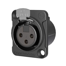 Разъём XLR, 3-контактный "мама", гнездо Seetronic MK3F2C-B