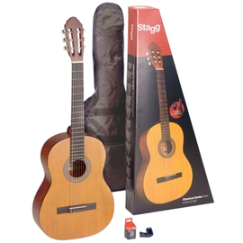 Класична гітара 4/4 (чохол та тюнер у комплекті) STAGG N C440 N HYB PACK