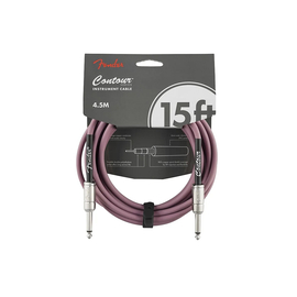 Кабель инструментальный FENDER CABLE CONTOUR SERIES 15' BURGUNDY MIST