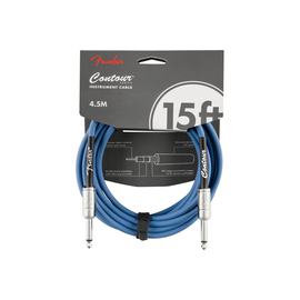 Кабель инструментальный FENDER CABLE CONTOUR SERIES 15' LAKE PLACID BLUE