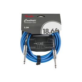 Кабель инструментальный FENDER CABLE CONTOUR SERIES 18.6' LAKE PLACID BLUE
