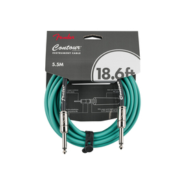 Кабель инструментальный FENDER CABLE CONTOUR SERIES 18.6' SHERWOOD GREEN