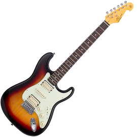 Электрогитара с чехлом SX SST62+/HSH/3TS