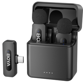 Беспроводной петличный микрофон BOYA BY-V30 Type-C Black