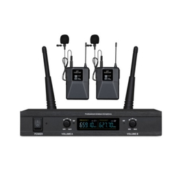 Беспроводная микрофонная система Emiter-S TA-A02P с петличными микрофонами