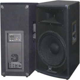Комплект з двох акустичних систем (активна + пасивна) DJ Lights XP-112-2А-MP3