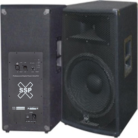 Комплект з двох акустичних систем (активна + пасивна) DJ Lights XP-112 - 2А