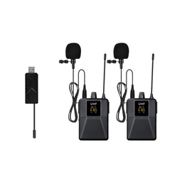 Беспроводная микрофонная система Emiter-S TA-U07P USB с петличными микрофонами