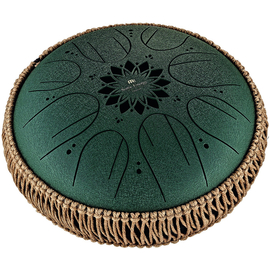 Глюкофон Meinl Sonic Energy MOSTD4DG Octave Steel Tongue Drum F#-Minor (10") Dark Green