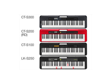 Новое поступление: CASIO CT-S300, CT-S200, LK-S250 и CT-S100!