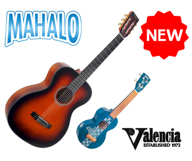 Новая поставка гитар и укулеле (Mahalo / Valencia)!