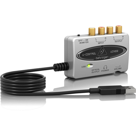 Универсальный ультракомпактный аудиоинтерфейс Behringer UCA202 USB - 136204 за 1293 грн. | 4Club