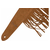 Ремінь гітарний FENDER SUEDE FRINGE STRAP BROWN, image , зображення 2
