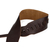 Гітарний ремінь LEVY'S M4GF-DBR CLASSICS SERIES PADDED GARMENT LEATHER BASS STRAP (DARK BROWN)