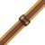 Гітарний ремінь LEVY'S MC2CG-TAN-TAN Cotton Combo Guitar Strap – Tan Cotton with Tan Leather Strip