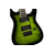 Электрогитара JACKSON JS20 DKQ 2PT TRANSPARENT GREEN