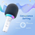 Беспроводной микрофон для караоке с LED-подсветкой и сменой голоса FIFINE E2W