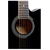 Электроакустическая гитара STAGG G SA20ACE BLK