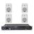 Комплект звука DV audio LA1004PB4W для помещения до 120 м.кв - 161658 за 14874 грн. | 4Club