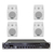 Комплект звука DV audio LA804PB4W для помещения до 120 м.кв - 161664 за 14430 грн. | 4Club