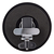 Тренировочный пэд с креплением на бас-барабан Meinl MBDMP4BK Marshmallow Black 4"