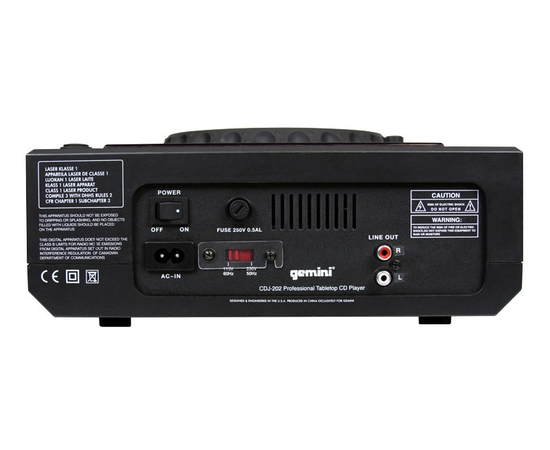 CD програвач Gemini CDJ-202, image , зображення 3