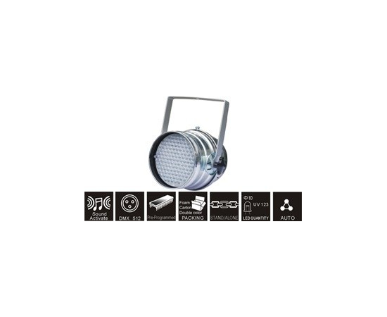 Прожектор пар New Light SPD040 LED PURPLE PAR, фото , изображение 3