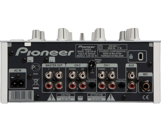 DJ Мікшерний пульт Pioneer DJM-350W (Білий), image , зображення 3